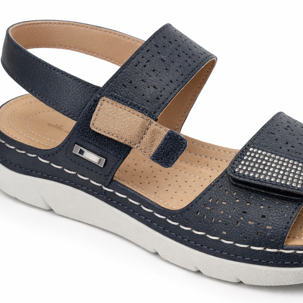 Boulevard L844 Womens Slingback Sandals Black