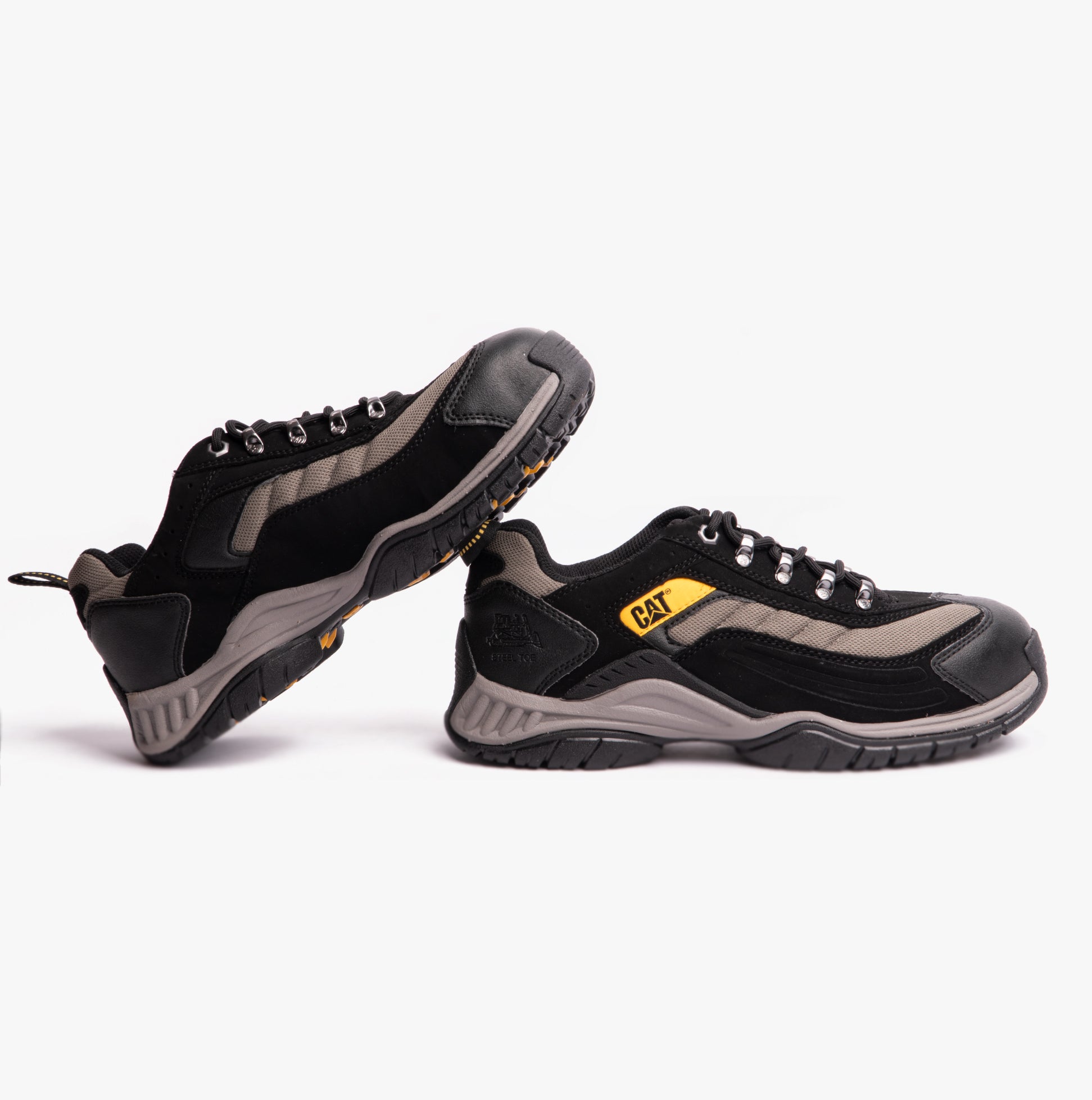 CAT MOOR Unisex Safety Trainers Black