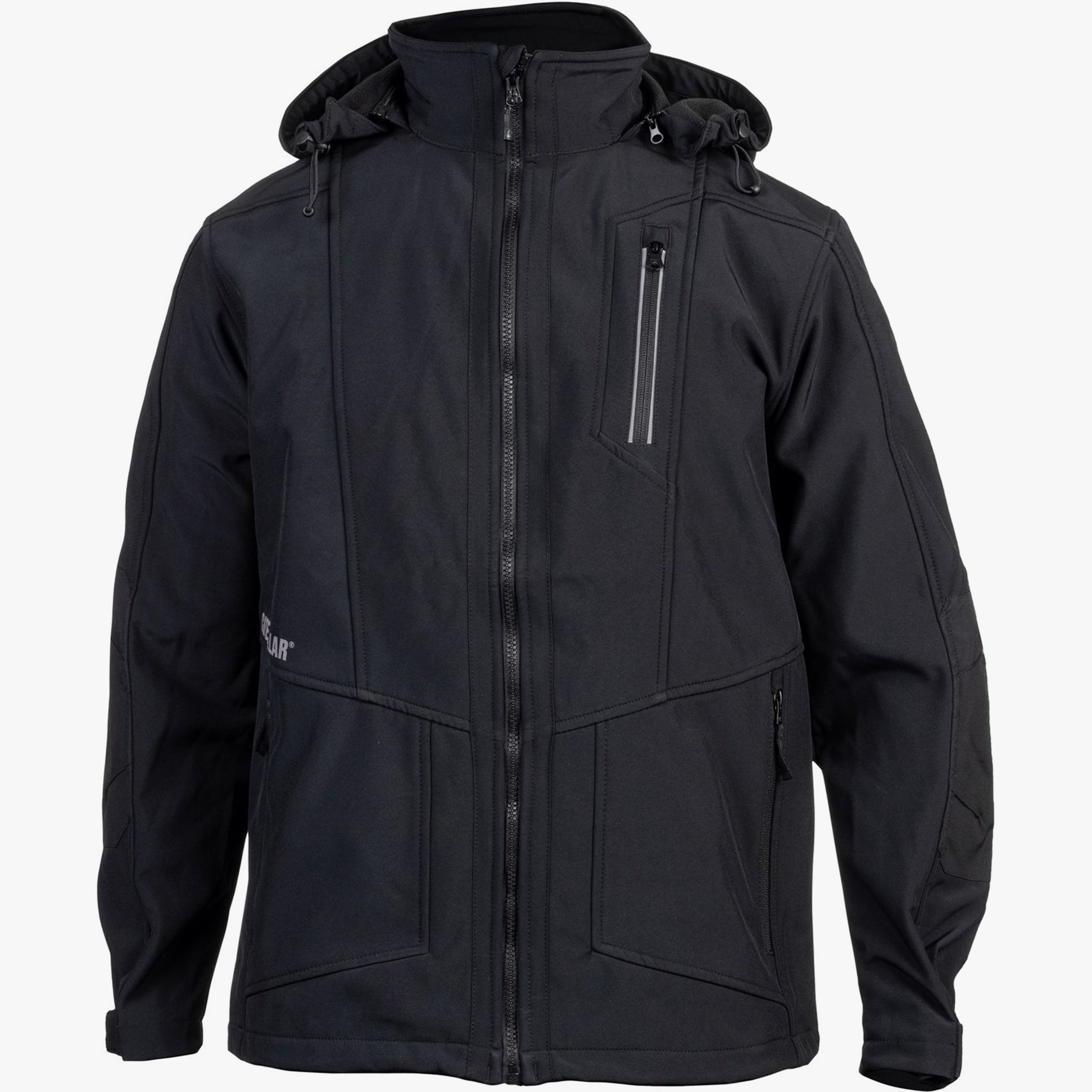 CAT MERCURY SOFT SHELL Mens Hooded Jacket Black