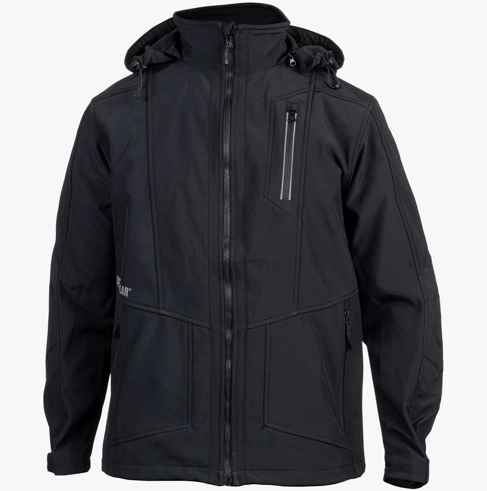 CAT MERCURY SOFT SHELL Mens Hooded Jacket Black