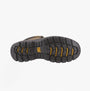 CAT STRIVER XL 6 Mens Safety Boots Beige sole view with rubber traction pattern for durability and grip.