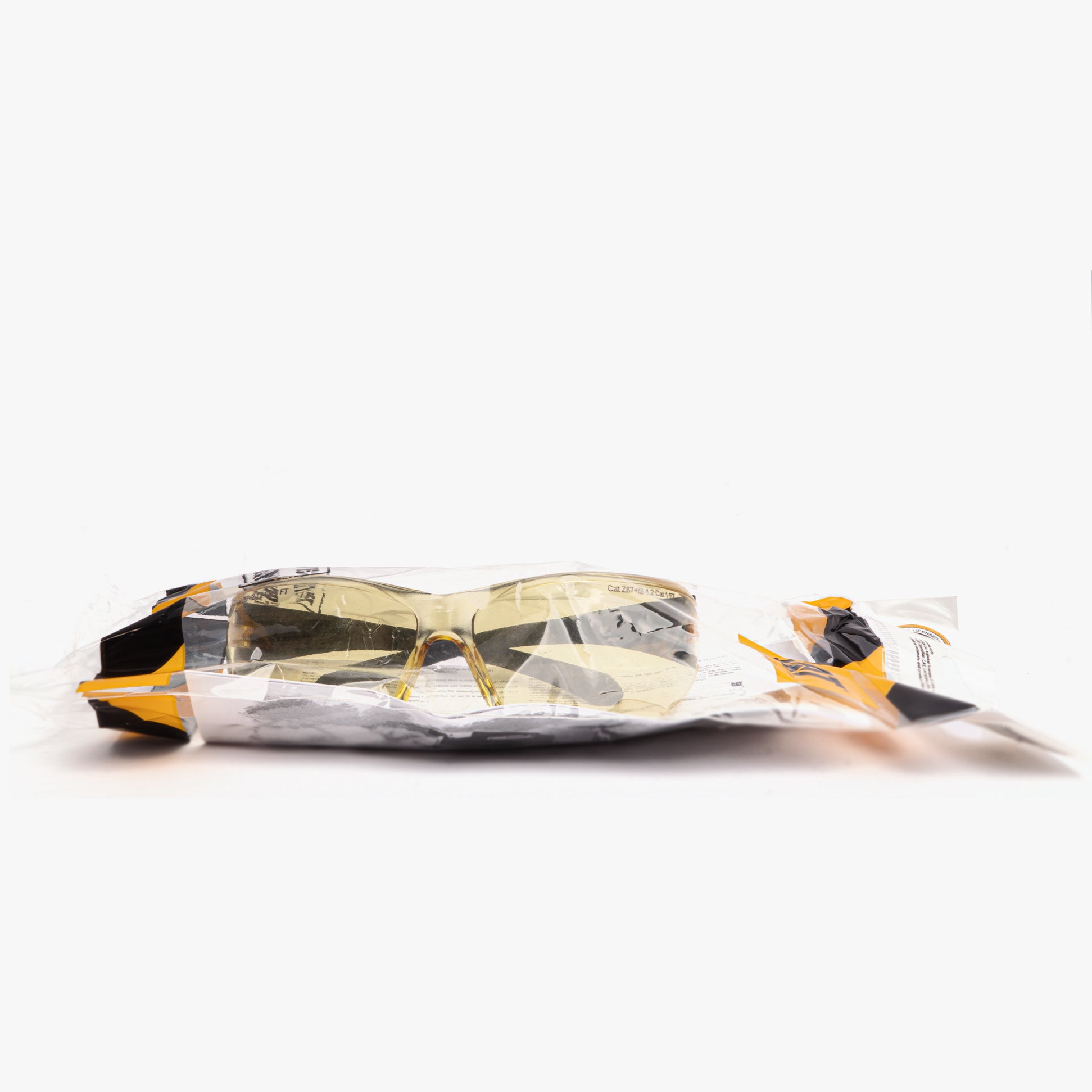 CAT MORTAR Protective Rimless Safety Glasses Sunglasses Yellow One Size