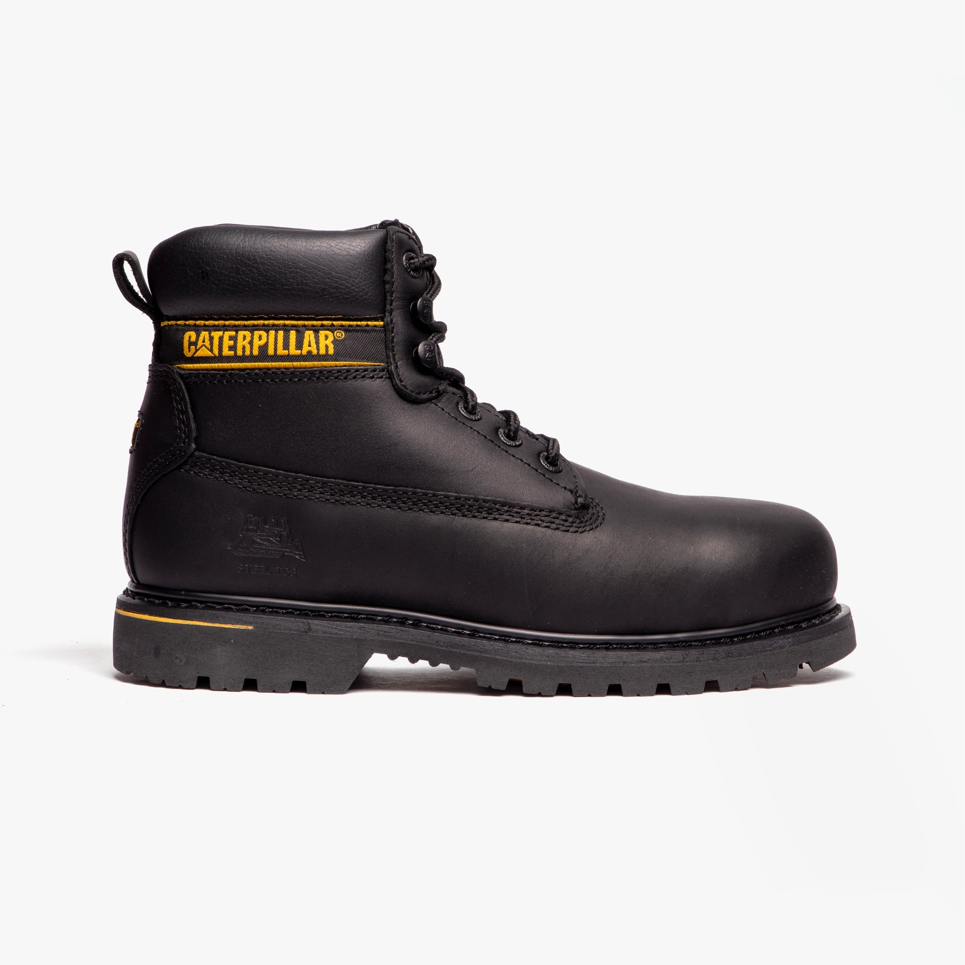 CAT HOLTON Mens Safety Boots Black