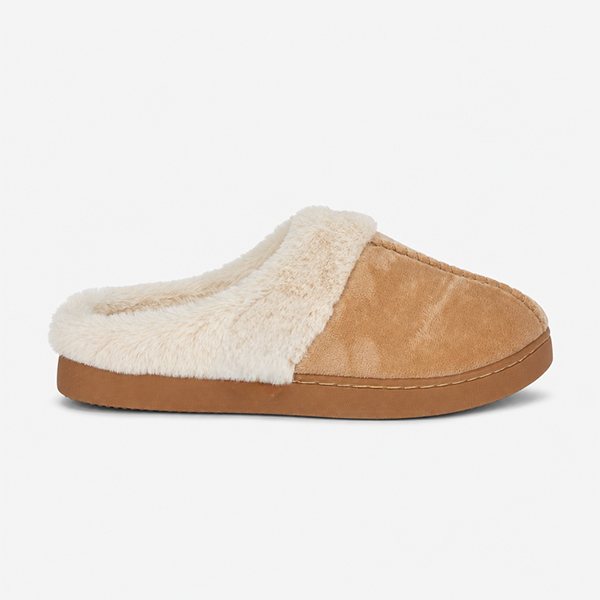 Jo & Joe ZOE Womens Mule Slippers Chestnut