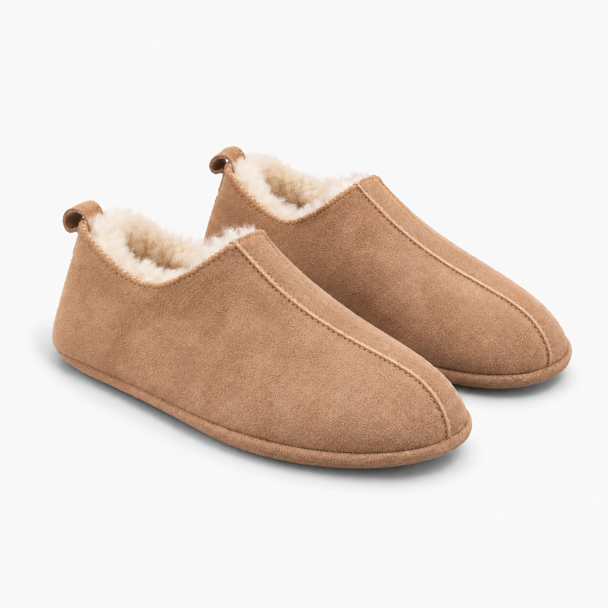 HOS Sheepskin PIXIE Womens Full Slippers Chestnut
