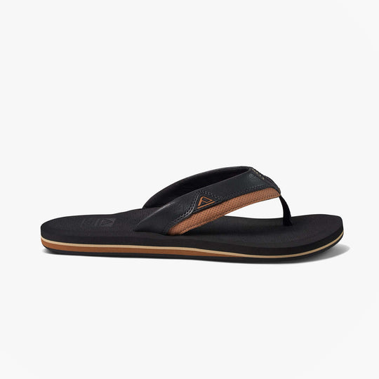 Reef CUSHION DAWN Mens Flip-flops Black/Tan