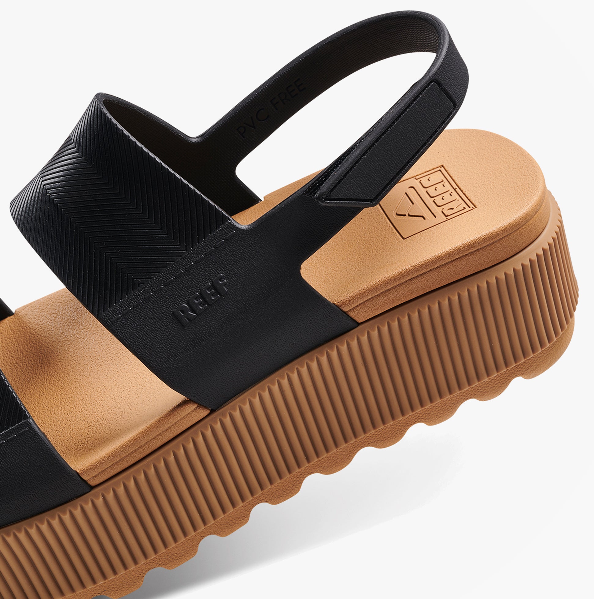 Reef WATER VISTA HIGHER Womens Sandals Black/Tan