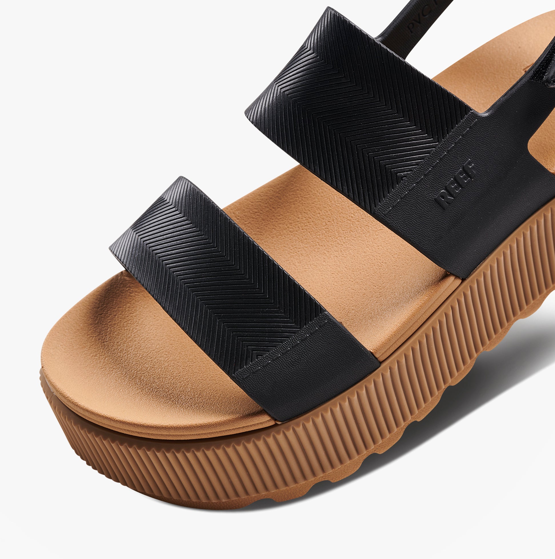 Reef WATER VISTA HIGHER Womens Sandals Black/Tan