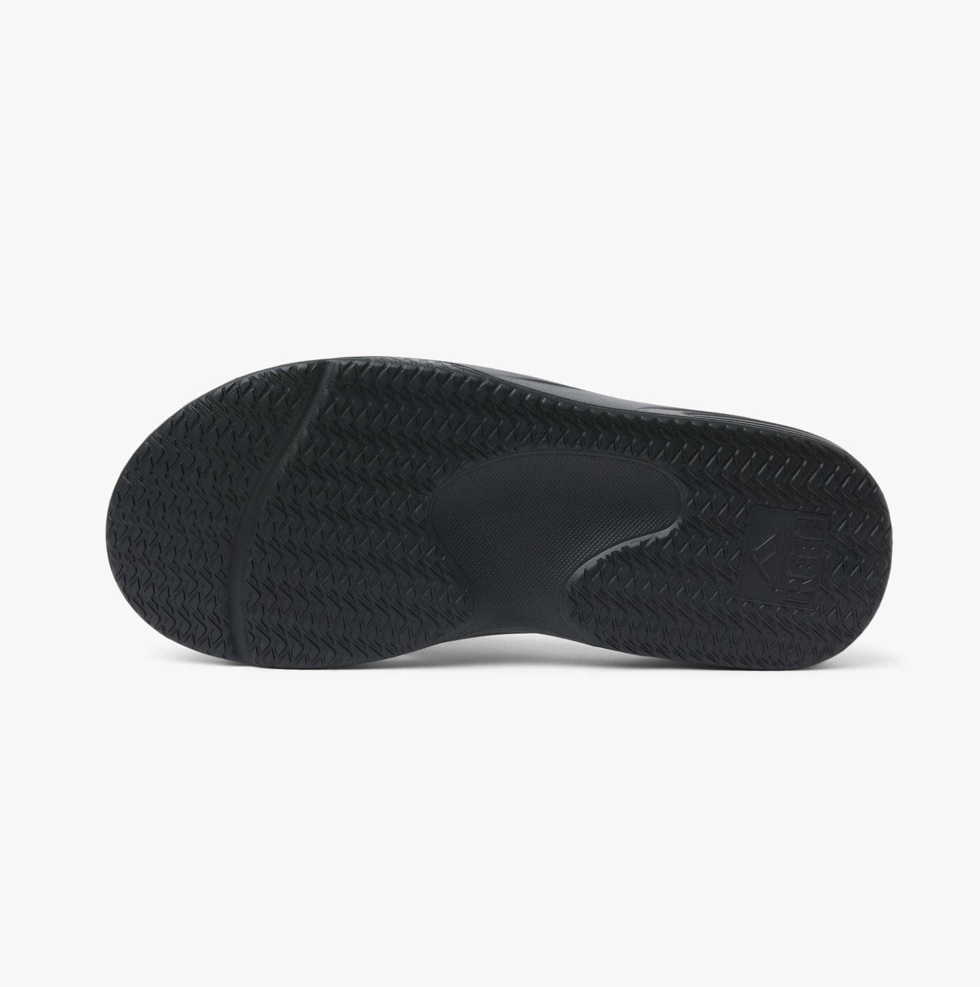 Reef FANNING H20 Mens Toe-Post Sandals Black/Silver