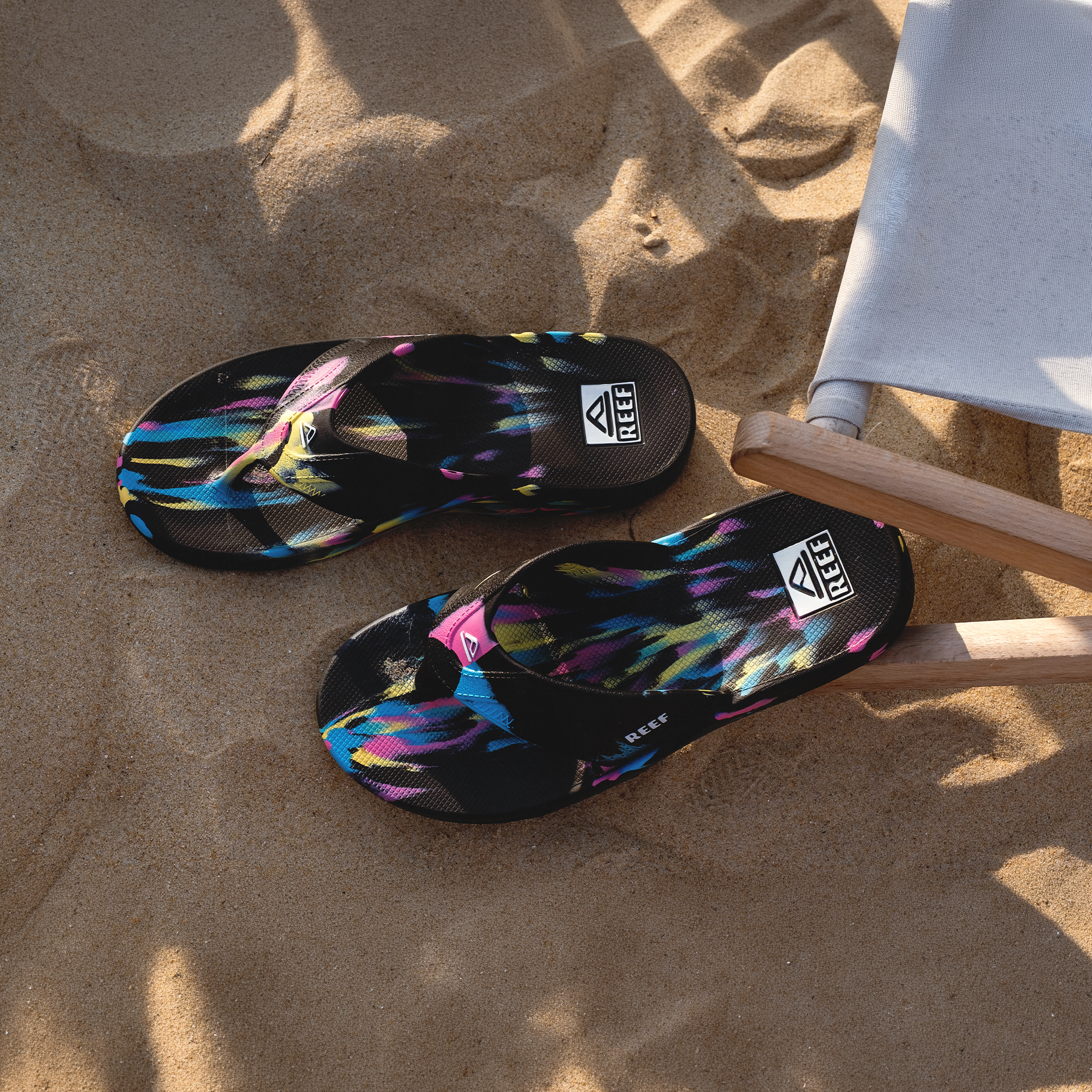 Reef FANNING H20 Mens Toe-Post Sandals Candy Marble