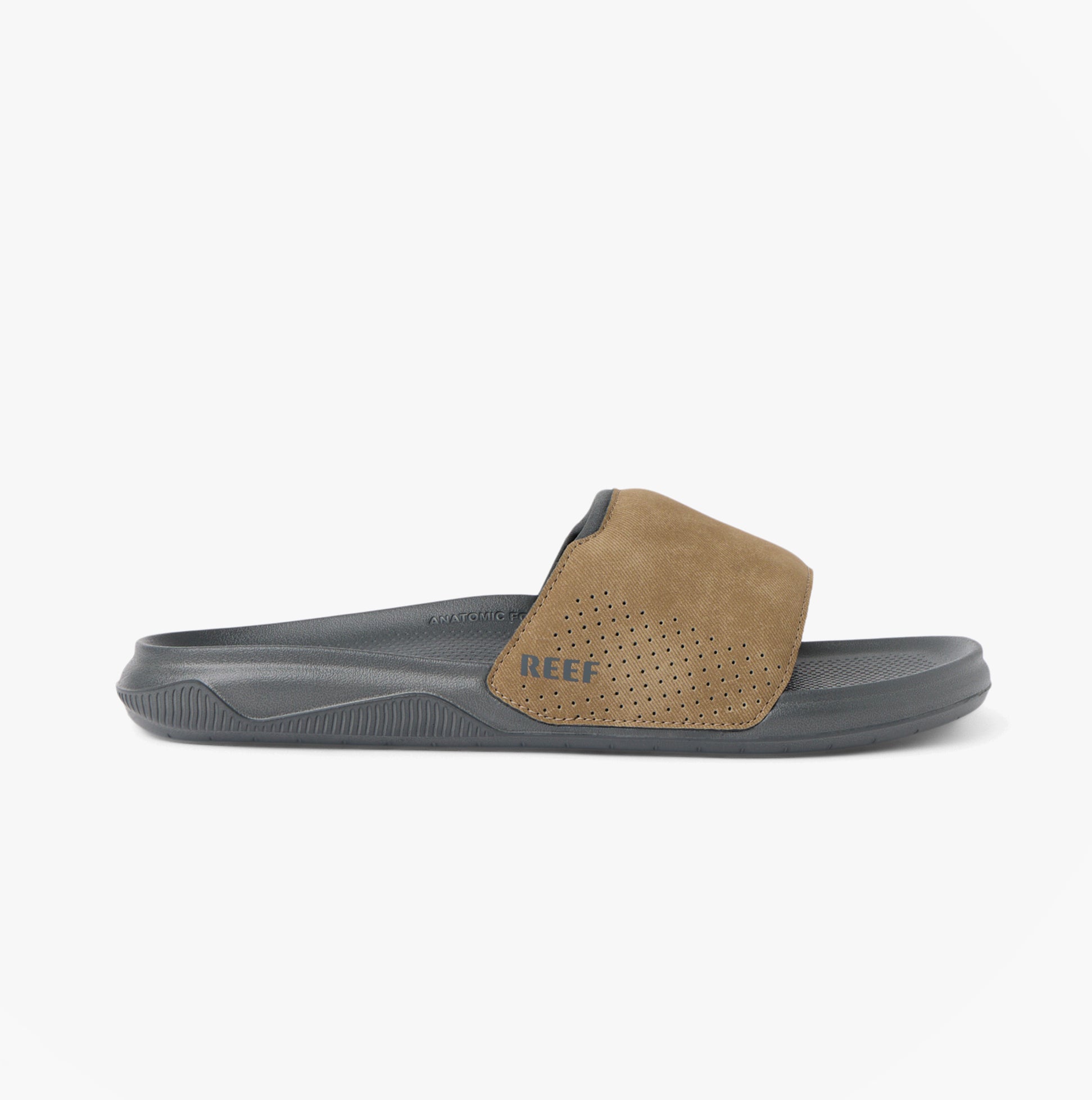 Reef TAILSLIDE Mens Sliders Grey/Tan