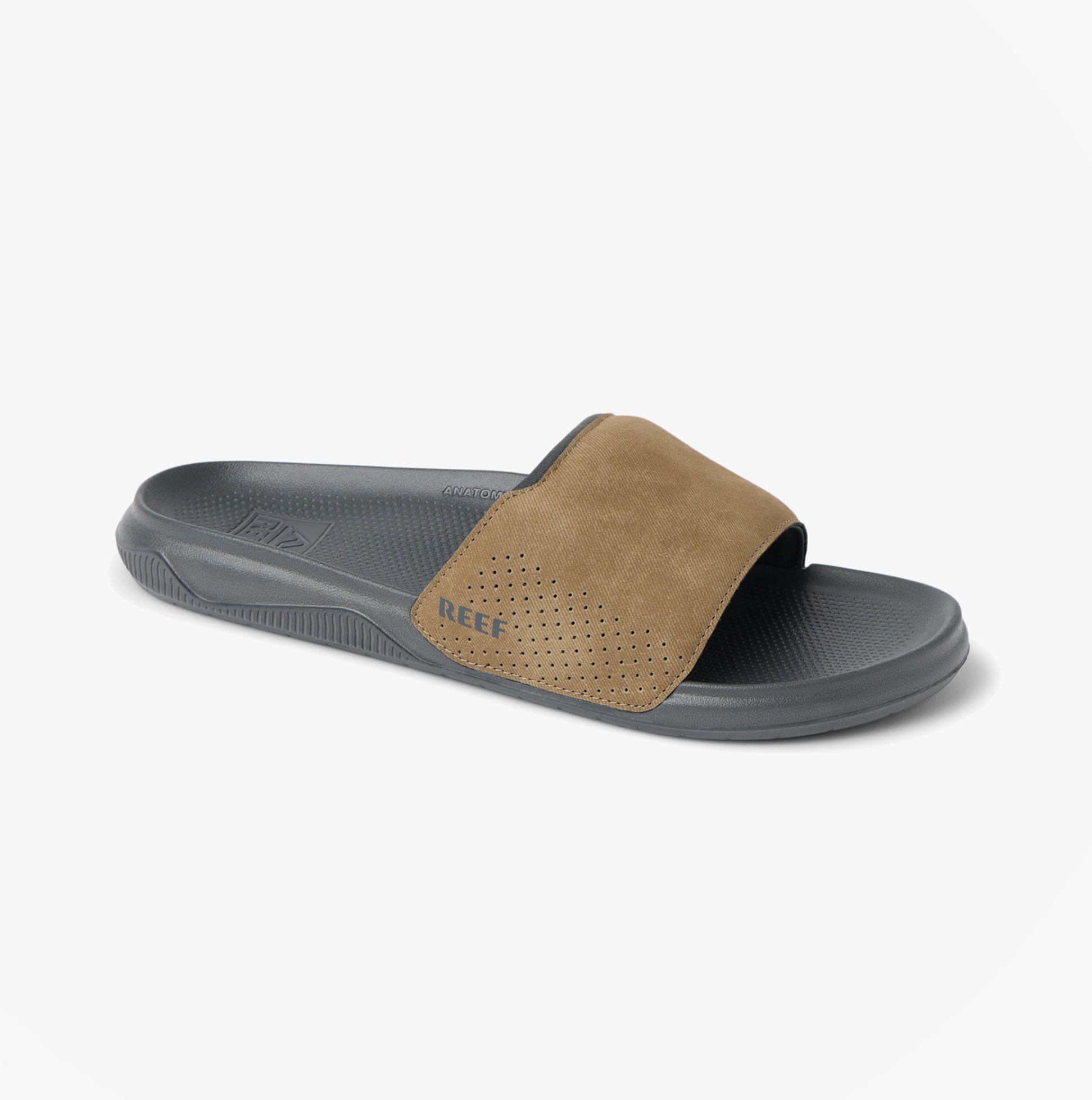 Reef TAILSLIDE Mens Sliders Grey/Tan