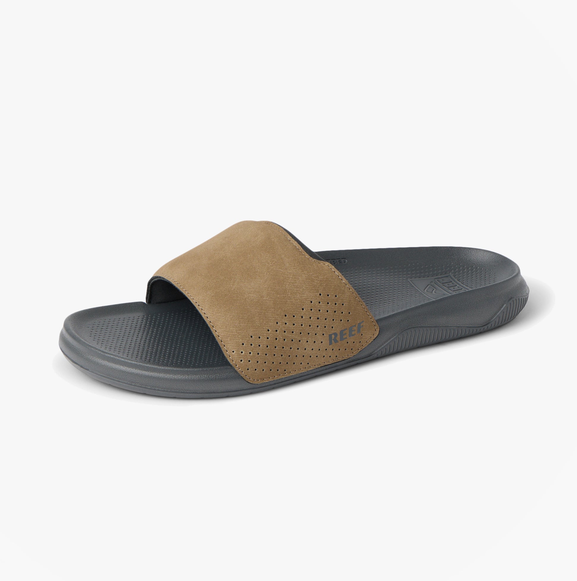 Reef TAILSLIDE Mens Sliders Grey/Tan