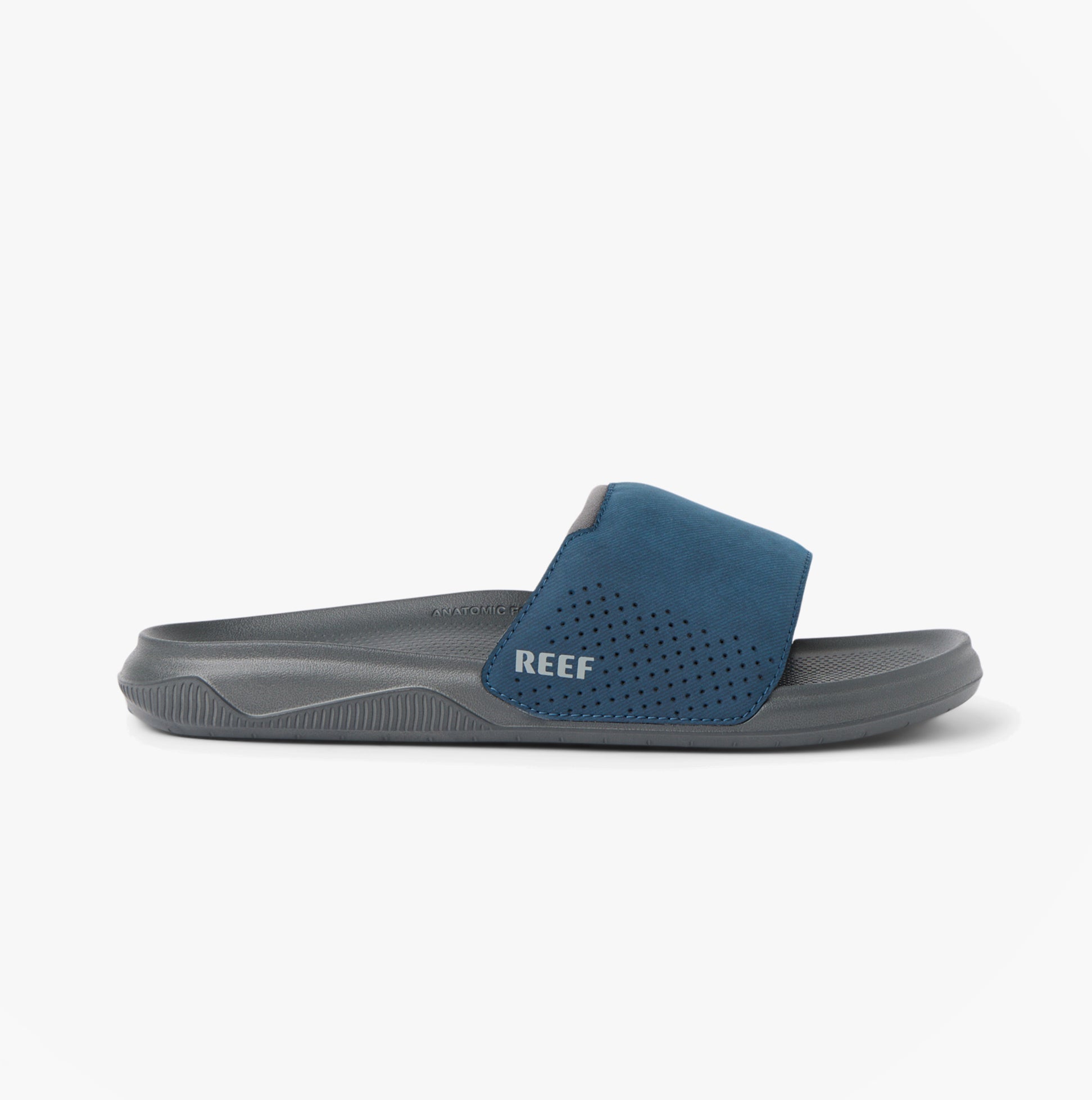 Reef TAILSLIDE Mens Sliders Grey/Navy
