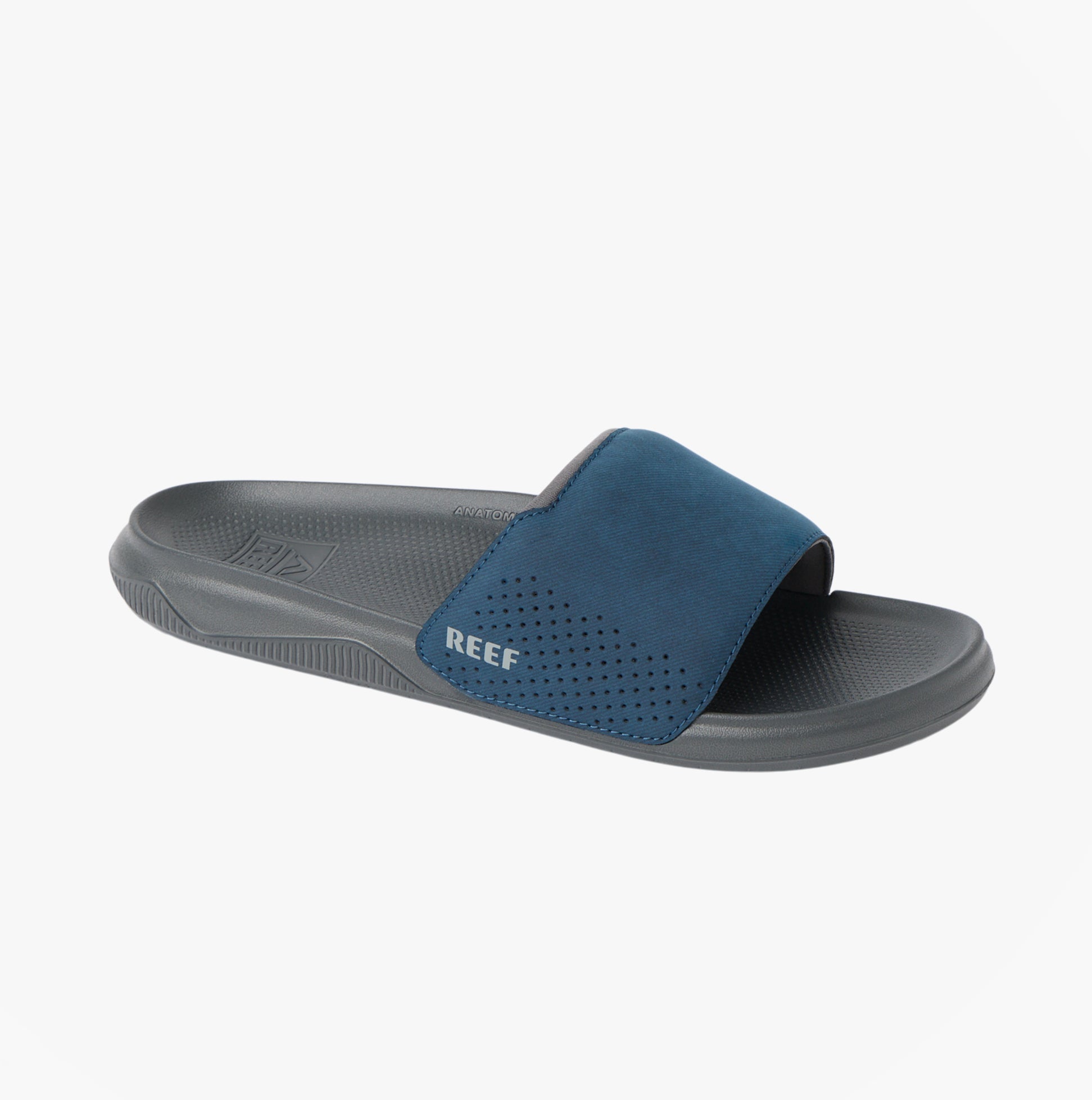 Reef TAILSLIDE Mens Sliders Grey/Navy