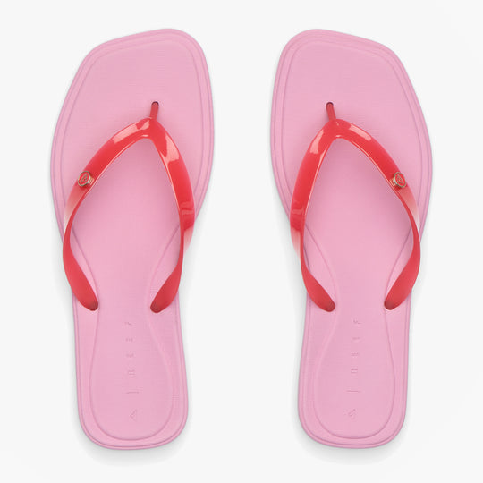 Reef SOLAYE Womens Toe-Post Sandals Hibiscus