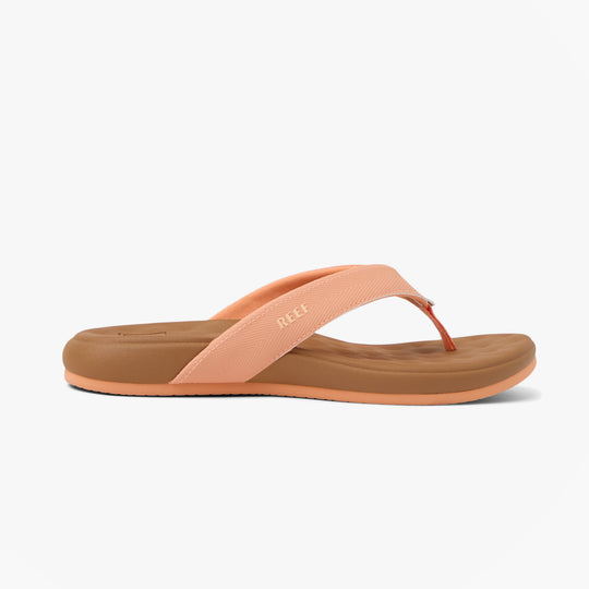 Reef CUSHION MELODY Womens Toe-Post Sandals Canyon Sunset/Lion