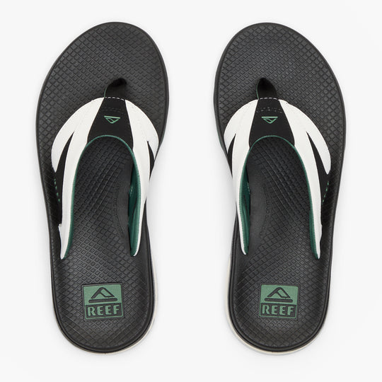 Reef FANNING Mens Flip-flops White/Black/Green