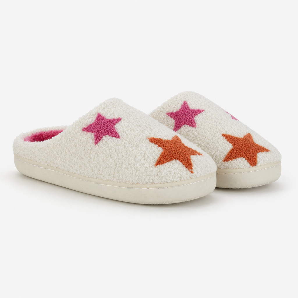 Jo & Joe STELLA Womens Mule Slippers Cream