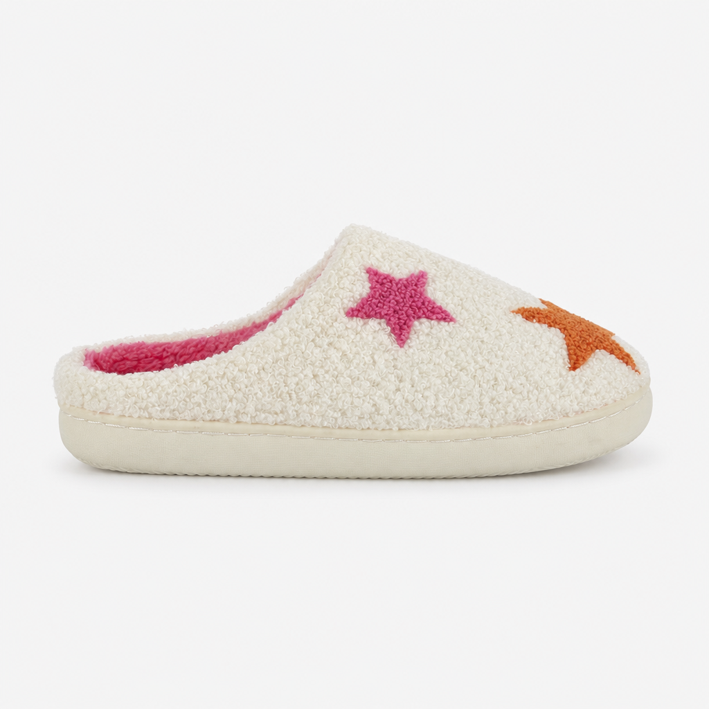 Jo & Joe STELLA Womens Mule Slippers Cream