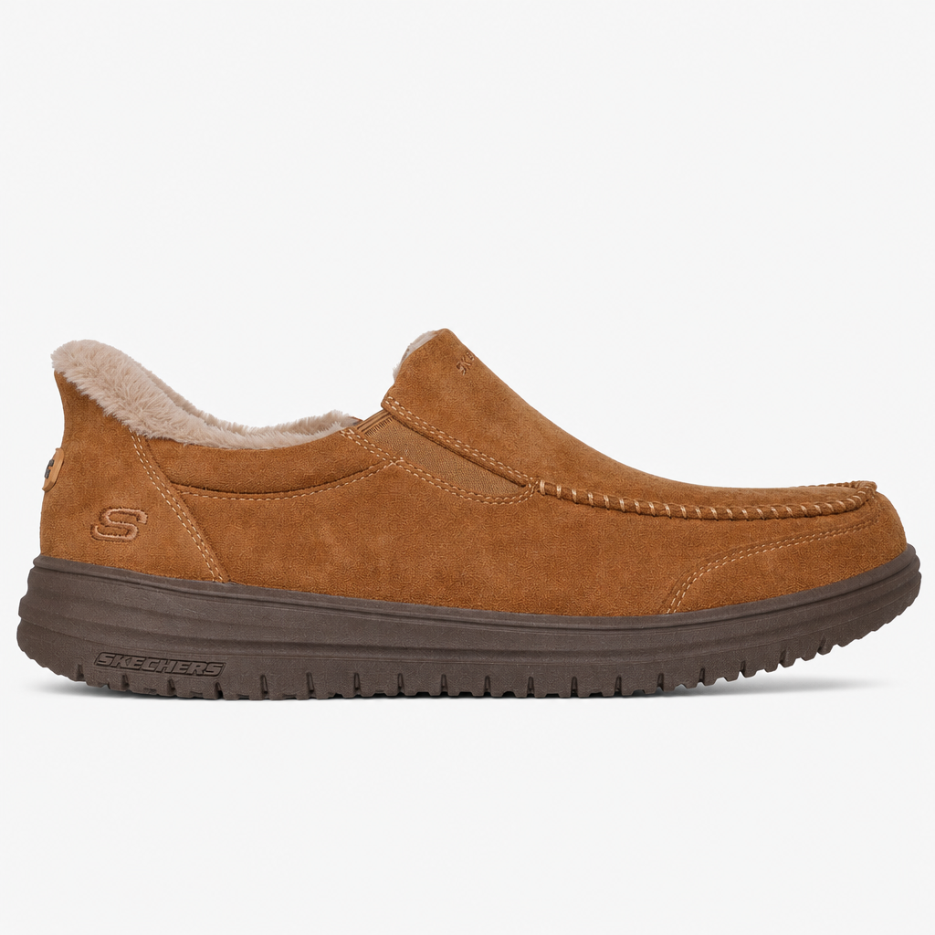 Skechers MURETTE - SCOFIELD Mens Full Slippers Chestnut