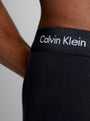 Calvin Klein #N/A detail view of black waistband with logo on boxer briefs