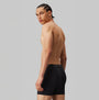 Calvin Klein COTTON STRETCH Mens 3 Pack Boxer Briefs Multicoloured side view on model showing back