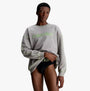 Calvin Klein FUTURE SHIFT Mens Sweatshirt Satelite front view showcasing comfort and crew neckline.