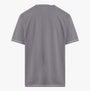 Calvin Klein FUTURE SHIFT Mens Lounge Crew Neck T-Shirt Grey back view showcasing the crew neckline and short sleeves.