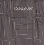 Calvin Klein Shorts Pyjama Set Mens Pure Grey detail view showcasing waistband and logo.