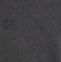 Calvin Klein INTENSE POWER Mens Crew Neck Grey detail view featuring black logo on grey fabric.