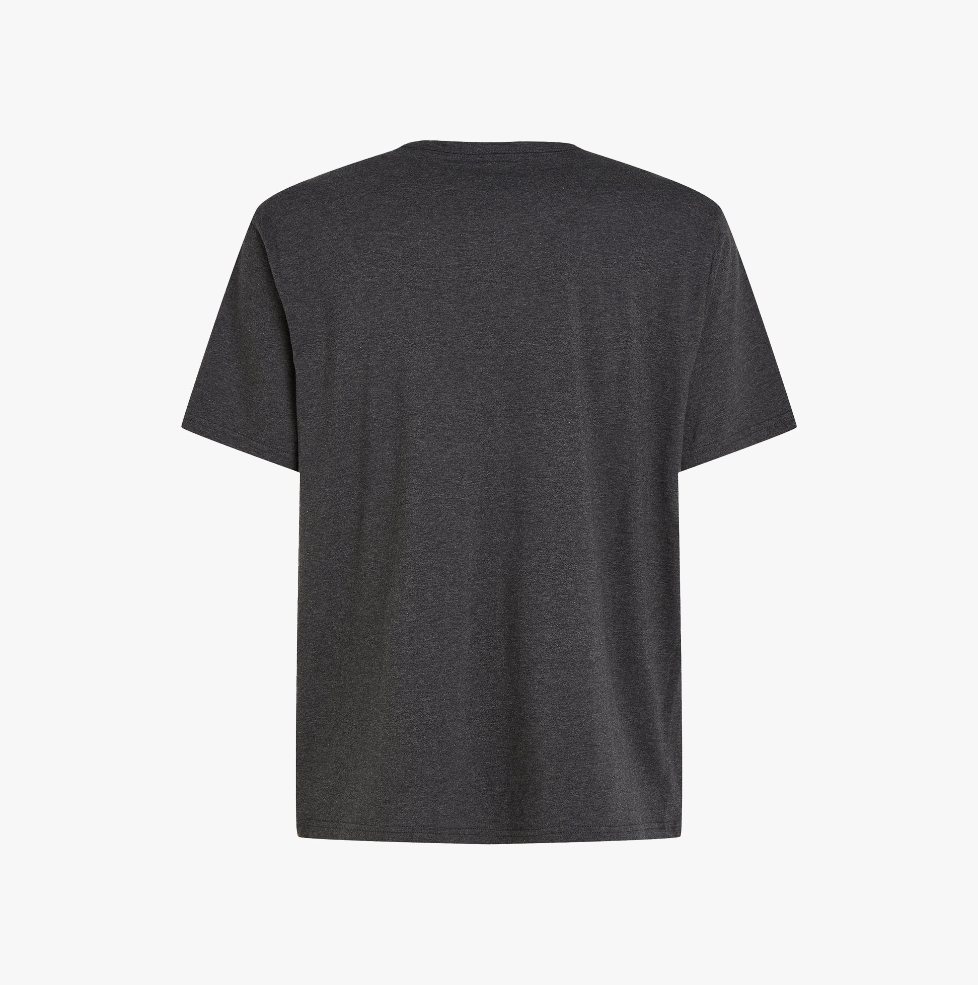 Calvin Klein INTENSE POWER Mens Crew Neck Grey back view showing short sleeves and crew neckline design