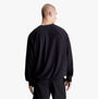 Calvin Klein INTENSE POWER Mens Sweatshirt Black back view showcasing the lightweight material and regular fit.