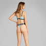 Calvin Klein INTENSE POWER Womens Bralette Ether back view showcasing soft moulded cups and adjustable straps.