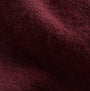 Calvin Klein Womens Hooded Sweater Tawny Port Red fabric detail view, showing soft texture and rich burgundy color.