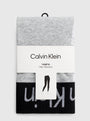 Calvin Klein LOGO Waist Leggings Grey, front view, showing packaging with logo and product details, sleek and stylish design.