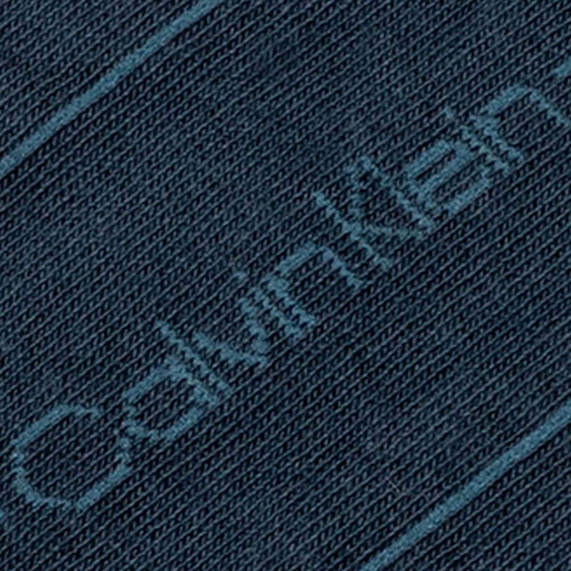 Calvin Klein 3 Pack Giftboxed Classic Mens Crew Socks Navy/Grey close-up detail view showing fabric texture and logo.