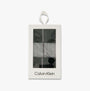 Calvin Klein 3 Pack Giftbox Lurex Womens Socks Black front view in gift box with transparent window.
