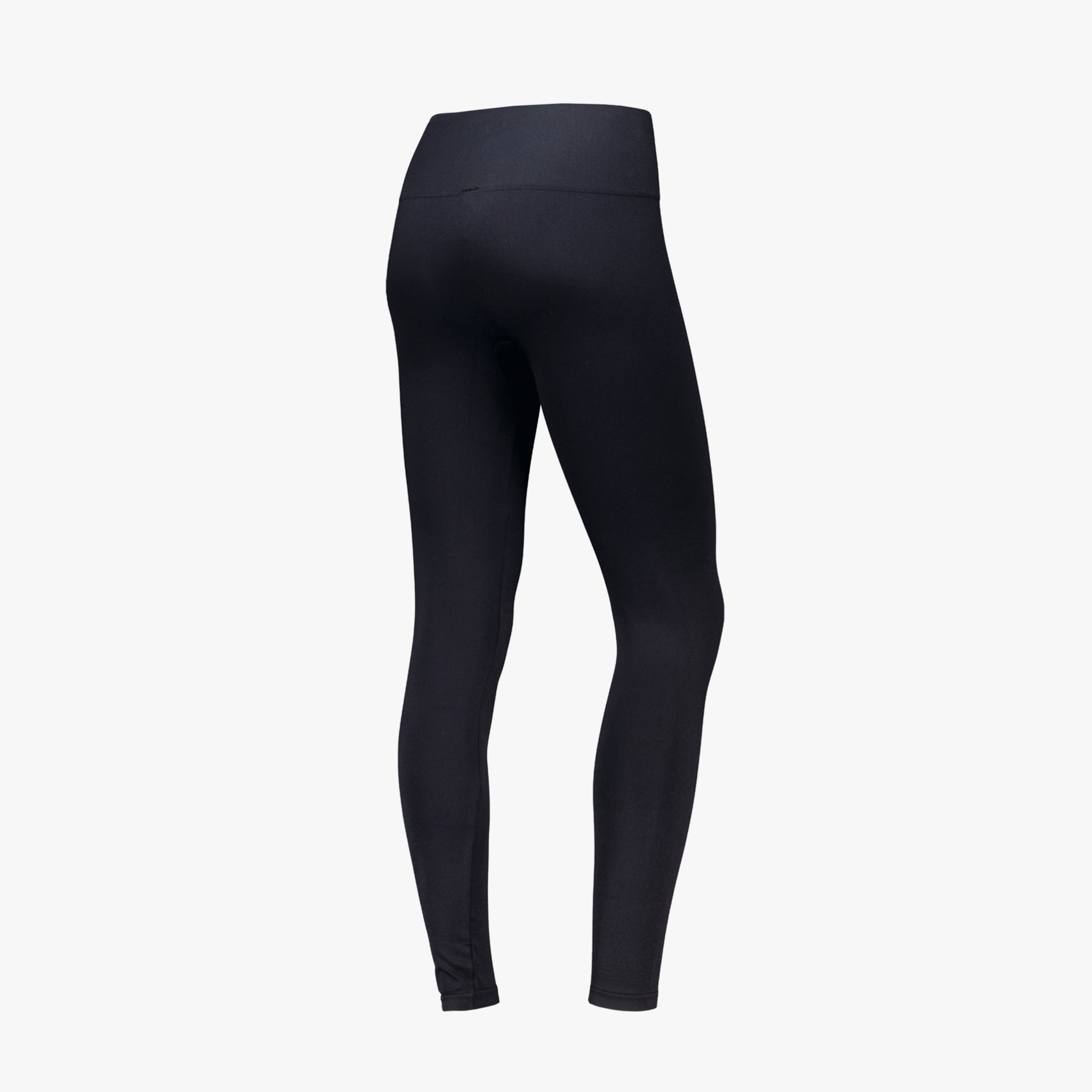 Calvin Klein 1 Pack Seamless Logo Womens Legging Black back view showcasing a slim fit and elastic waistband.