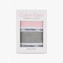 Calvin Klein BRALETTE 2 Pack Girls Bra Grey Heather/Unique packaging front view showing pink and grey bralettes.