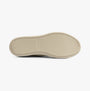 Calvin Klein LOW TOP LACE UP Mens Trainers Dk Ecru bottom view of rubber sole with textured finish.