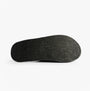 Calvin Klein HOTEL SLIPPER MONOLOGUE Mens Slippers Triple Black, underside view showcasing TPR sole design.