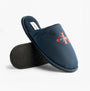 Calvin Klein HOTEL SLIPPER MONOLOGUE Mens Slippers Moonlit Ocean side view showing stylish slip-on design and textured sole.