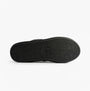 Calvin Klein HOME SLIPPER RIPSTOP Mens Slippers Black bottom view of sole, showcasing detailed texture and brand logo.