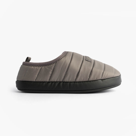 Calvin Klein HOME SLIPPER RIPSTOP Mens Slippers Multicoloured side view showing lightweight polyester upper and slip-on design.