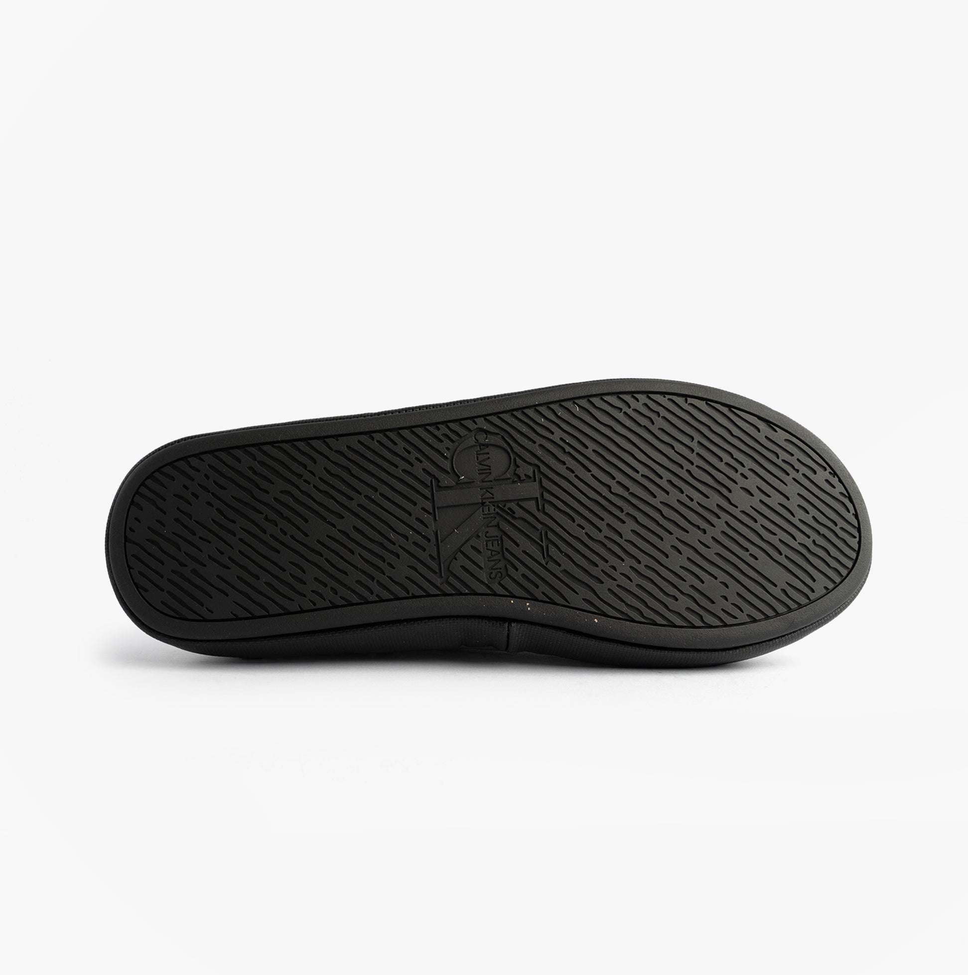 Calvin Klein HOME SLIPPER RIPSTOP Mens Slippers Multicoloured bottom view showing textured sole design.
