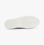 Calvin Klein VULCANISED LACE UP Womens Trainers Black / White bottom view sole design and texture.