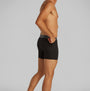 Calvin Klein MICRO STRETCH 3 Pack Mens Boxer Briefs Black side view showcasing the branded elastic waistband and fit.