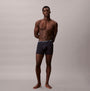 Calvin Klein BOXER BRIEF 3 Pack Mens Microfibre Stretch Multicoloured side view model wearing dark boxer briefs.