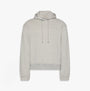 Calvin Klein L/S HOODIE Mens Hoodie Grey Heather front view, comfortable relax fit, soft fabric, casual style.